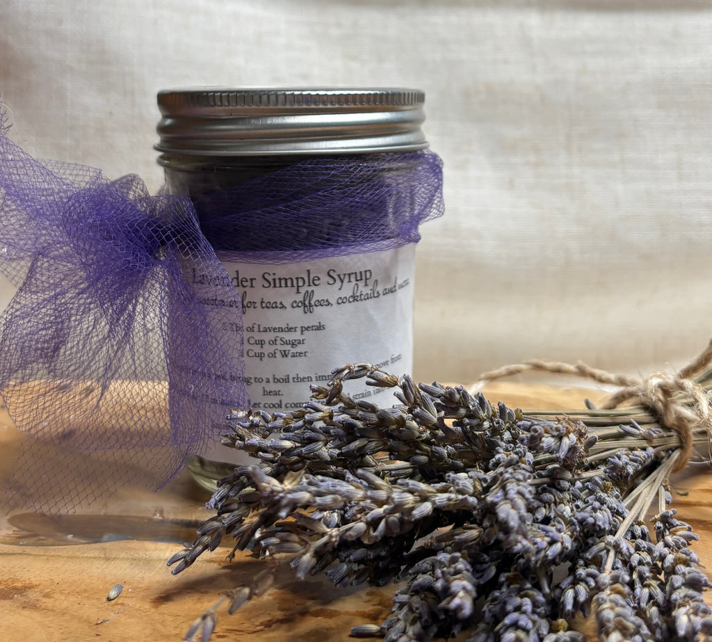 DIY Lavender Simple Syrup